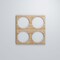 Ekena Millwork Small Wembley Decorative Fretwork Wood Wall Panels, Red Oak, 11 3/8"W x 11 3/8"H x 3/8"T WALW12X12X0375WEMRO - alternate 4